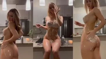 Daisy Keech Nude And Creamy Kitchen Video Leaked