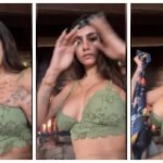 Mia Khalifa Nude Fireplace Striptease Onlyfans Video Leak