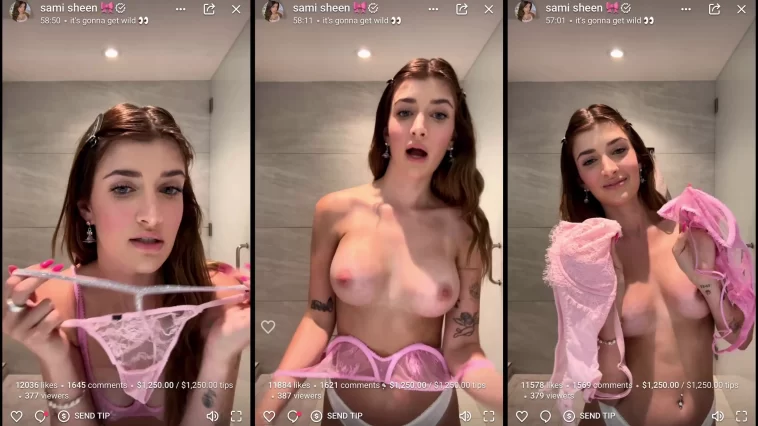 Sami Sheen Onlyfans Livesteam Lingerie Change Video