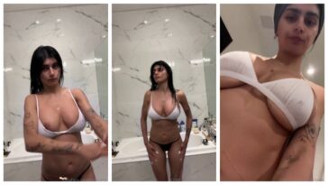 Mia Khalifa Onlyfans After Shower Tease Video Leaked 1208