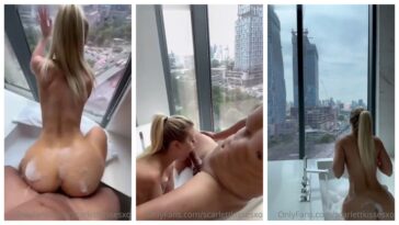 ScarlettKissesXO Nude Hotel Bathtub Sex Video Leaked 1229