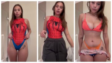 Sophie Rain PPV Spider Girl StripTease Video Leaked 4232