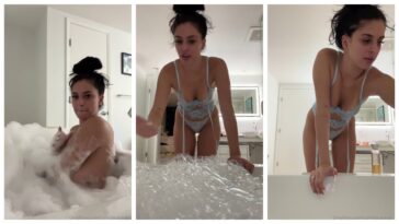 Camilla Araujo OF Bathtub Masturbation Video Leak 4140