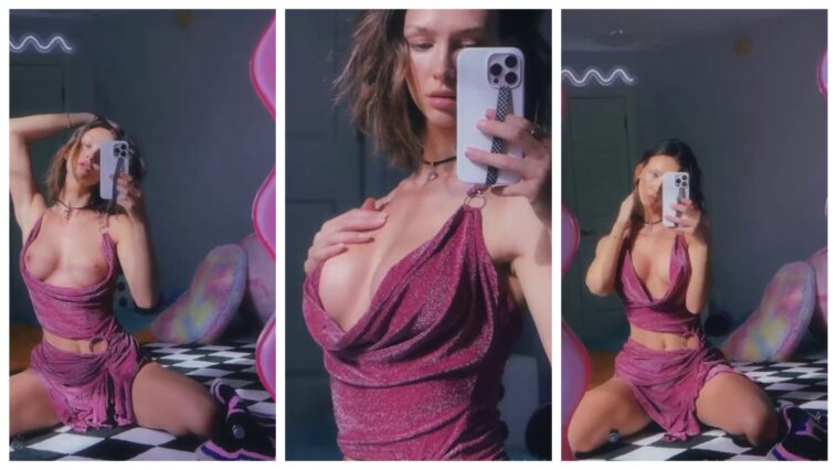 Rachel Cook Topless Black Thong Selfie Video OnlyFans Leaked 1838