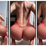 Tantot Twins Red Fishnet Tease Video Leaked 332