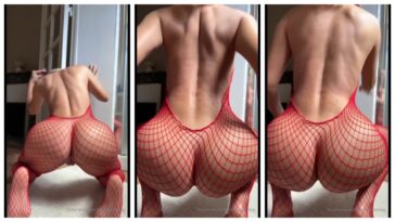 Tantot Twins Red Fishnet Tease Video Leaked 332