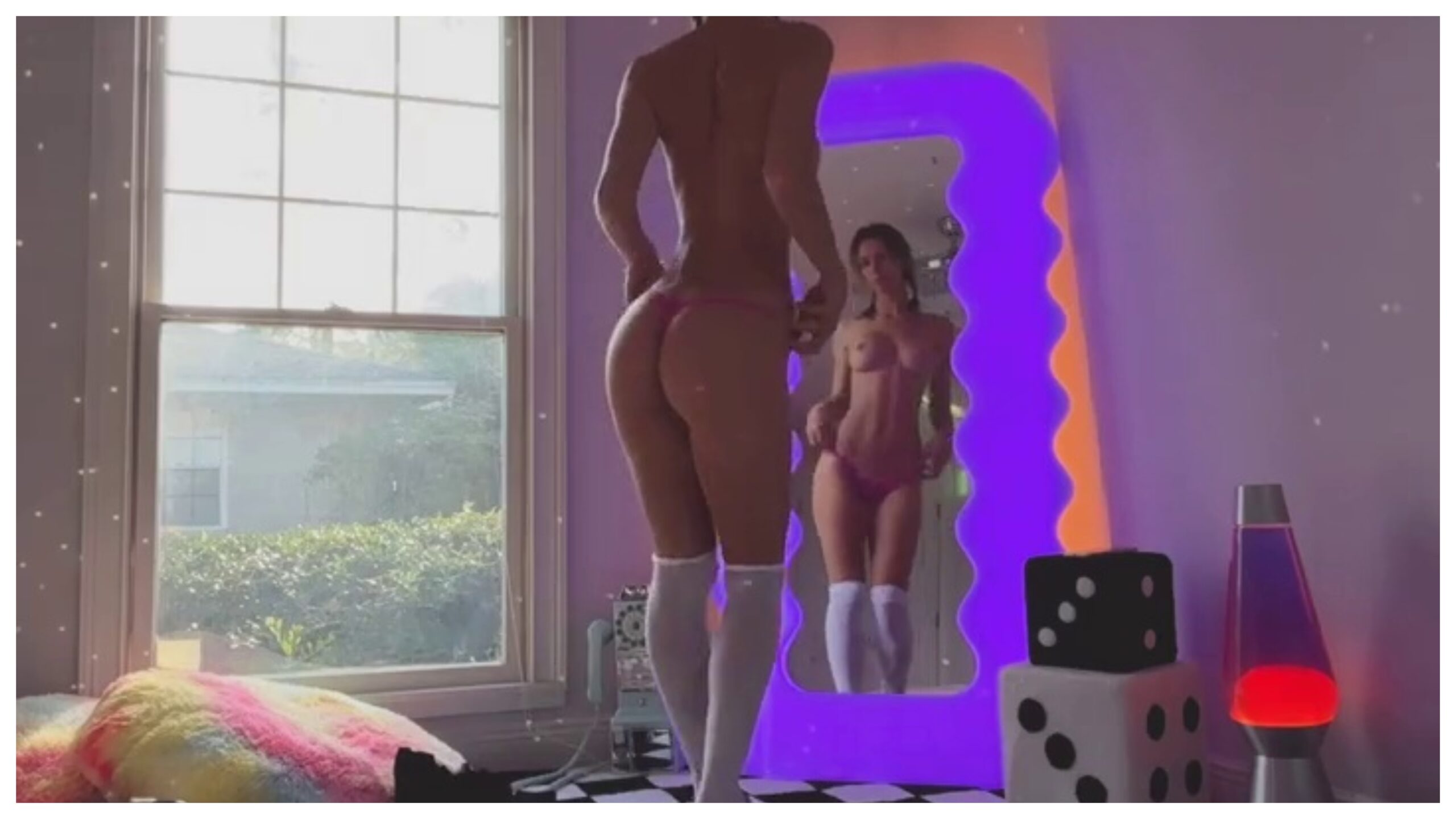 Rachel Cook Full Nude Mirror Striptease 6762