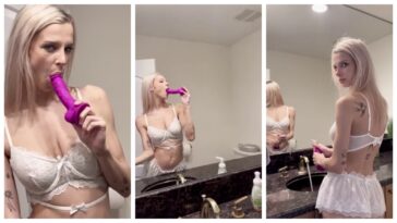 Smashedely AKA Ashley Matheson Hot Mirror Dildo Fuck 102