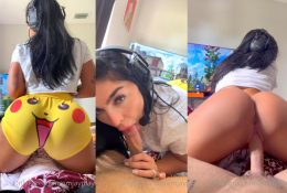 Emily Rinaudo Gamer Girl POV Blowjob Sex Onlyfans Video Leaked 260x175