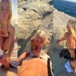 Rebecca McLeod Beach Blowjob Sex PPV Video Leaked 260x175